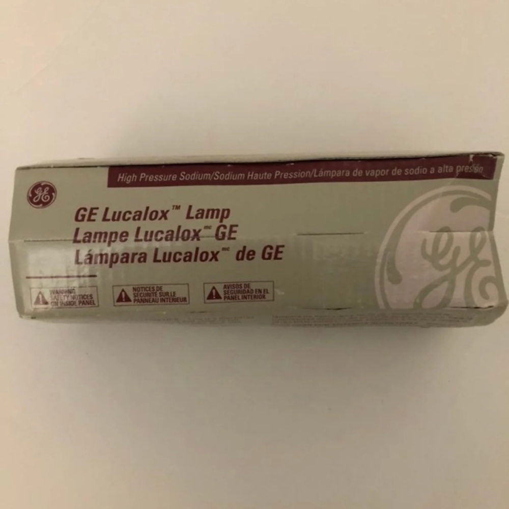 GE Lucalox lamp lu100 watt bulb